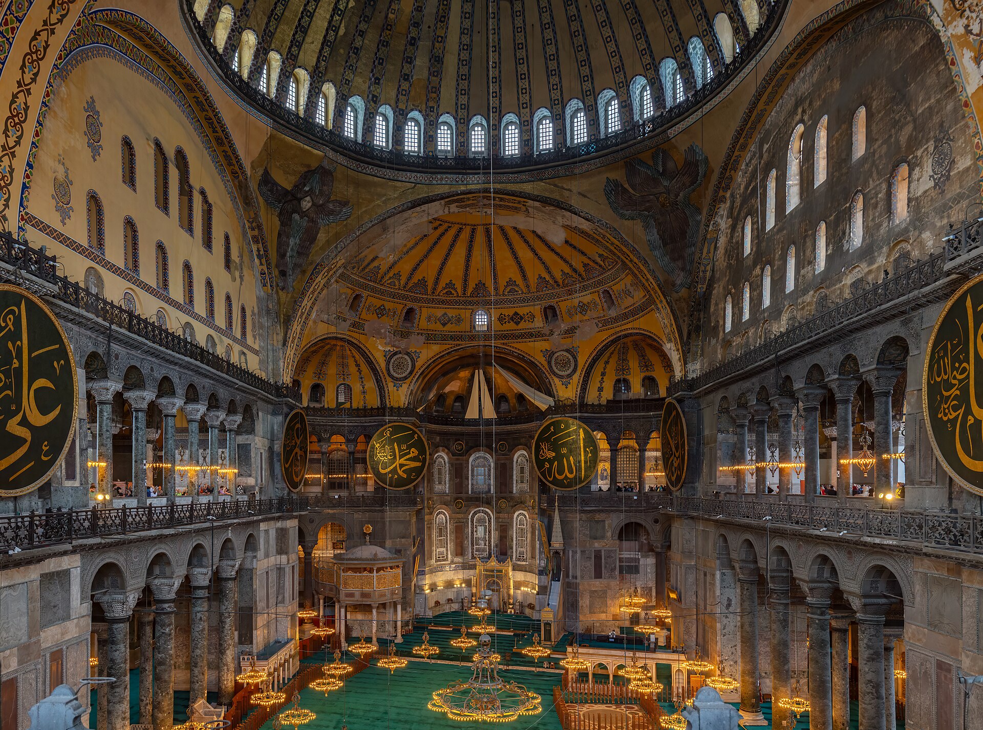 Ayasofya-i Kebîr Camii, iç mekân — İstanbul